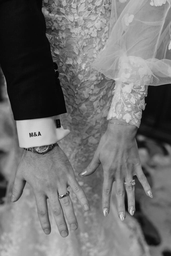 Bride & Groom ring shot.